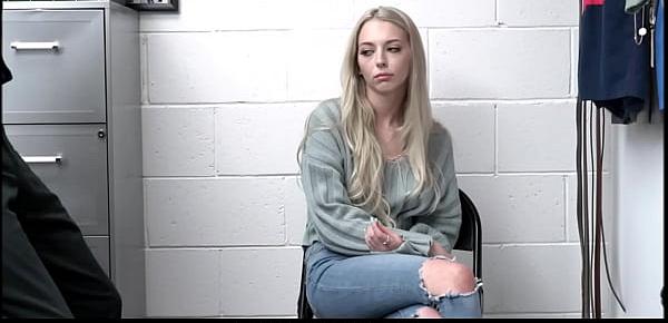  Hot Petite Blonde Teen Shoplifter Lily Larimar Fucked After Making Deal With Officer